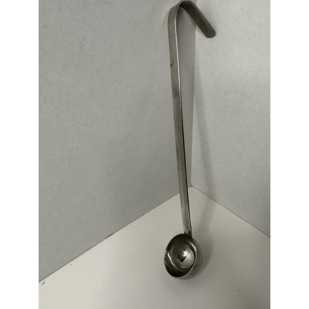 VTG VOLLRATH Small Ladle Stainless 1 oz 12" With Hook Long Handle Korea #46901